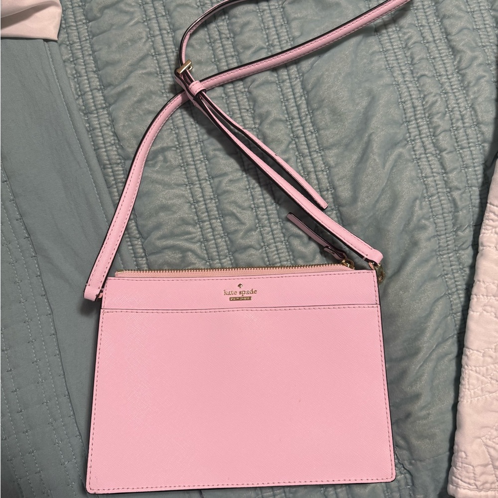 Kate Spade Pink Clutch Crossbody Purse- new without tags